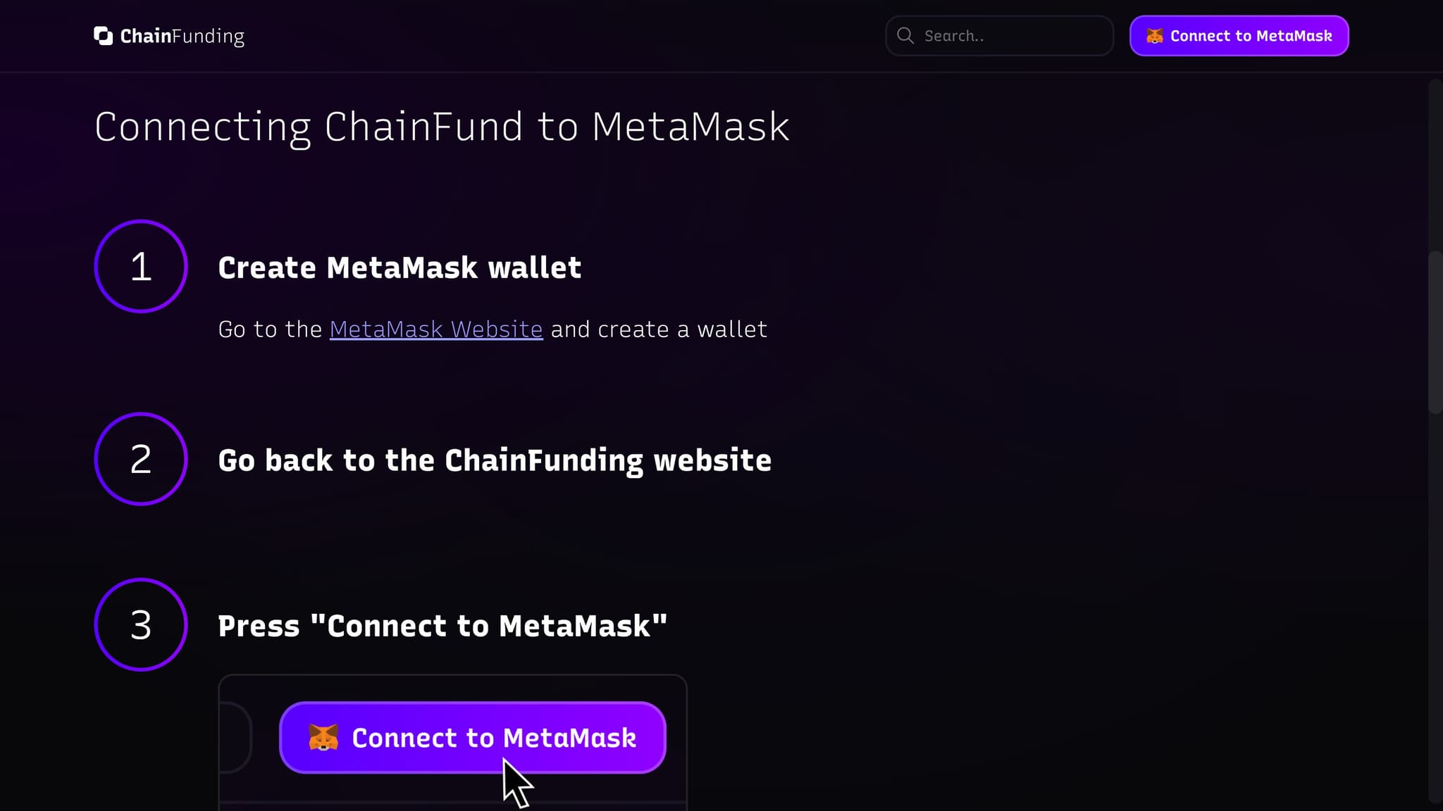 ChainFunding (University Project)