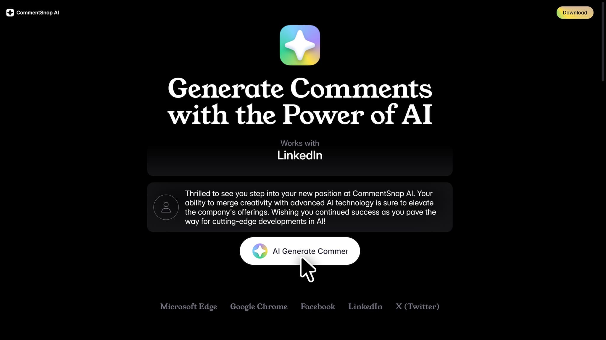 CommentSnap AI
