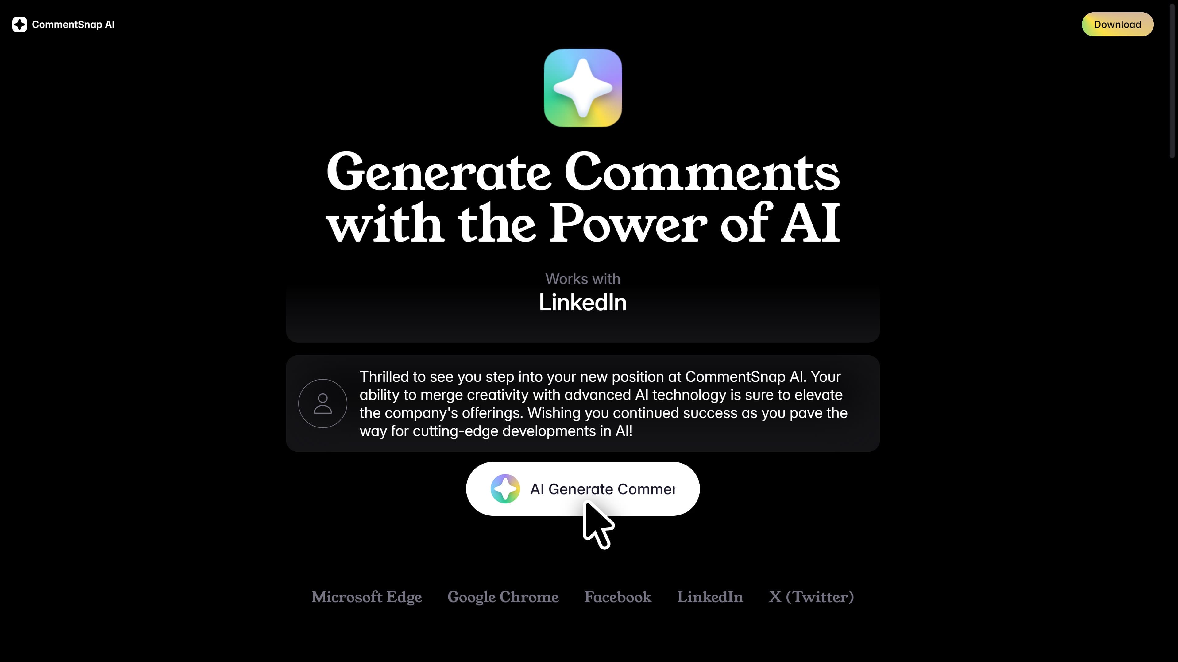 CommentSnap AI