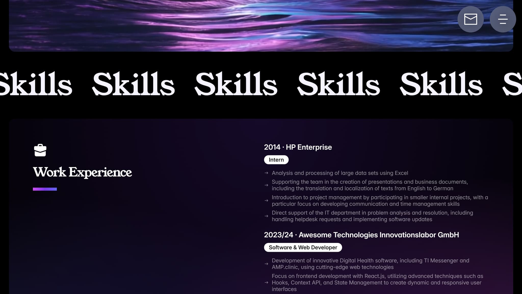 Personal Portfolio Website