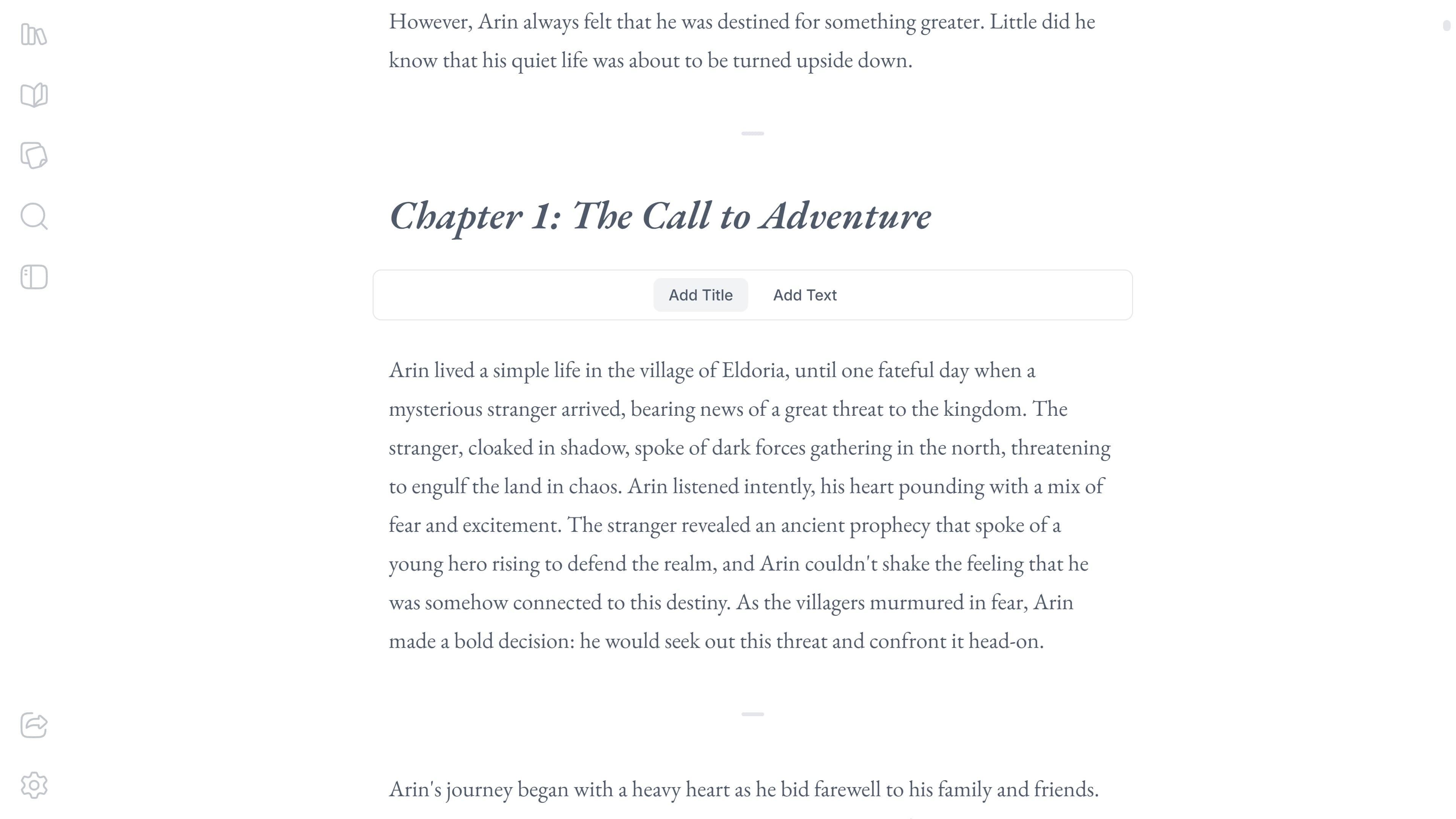 BookWriter screenshot 2