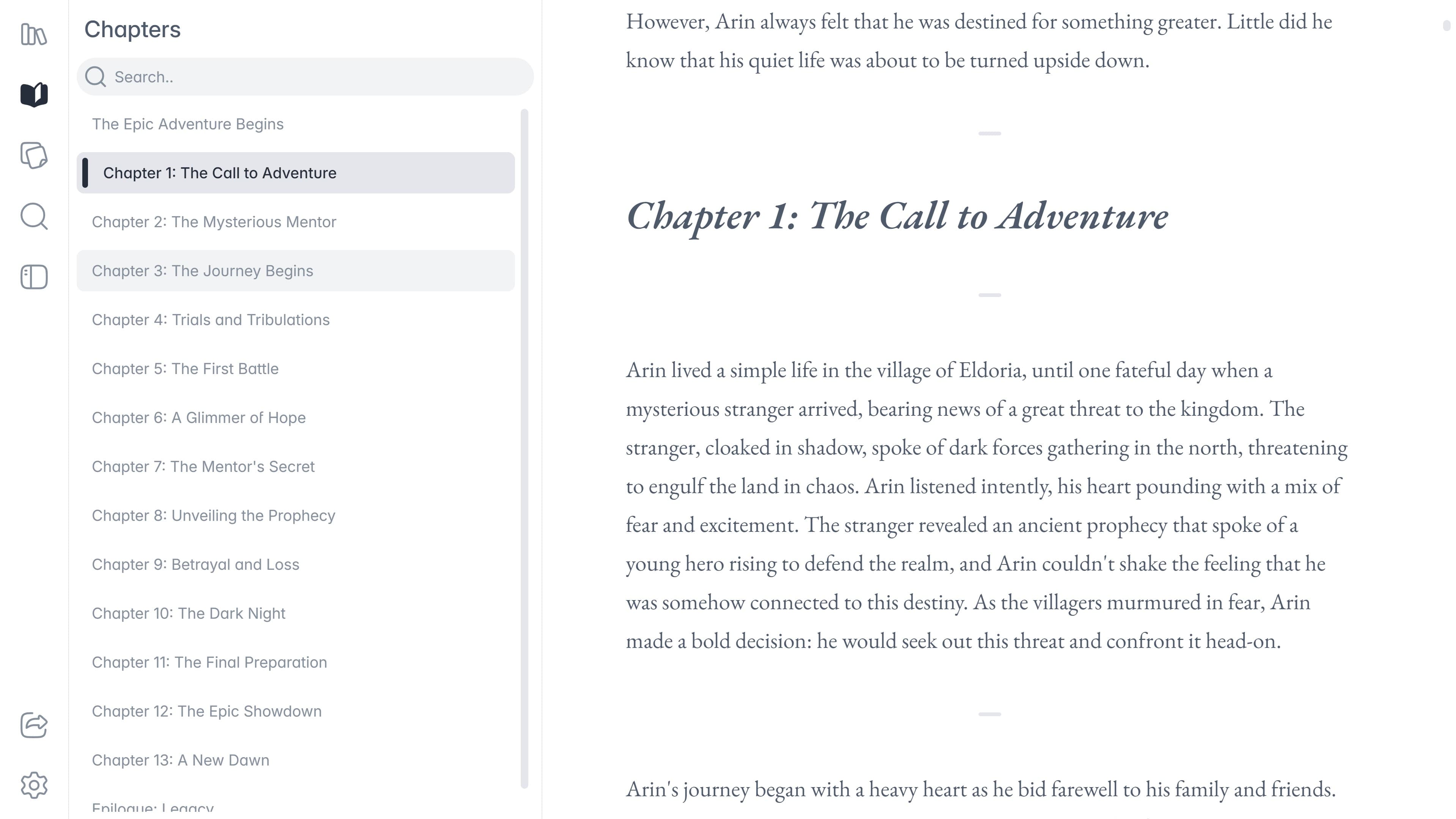 BookWriter screenshot 3