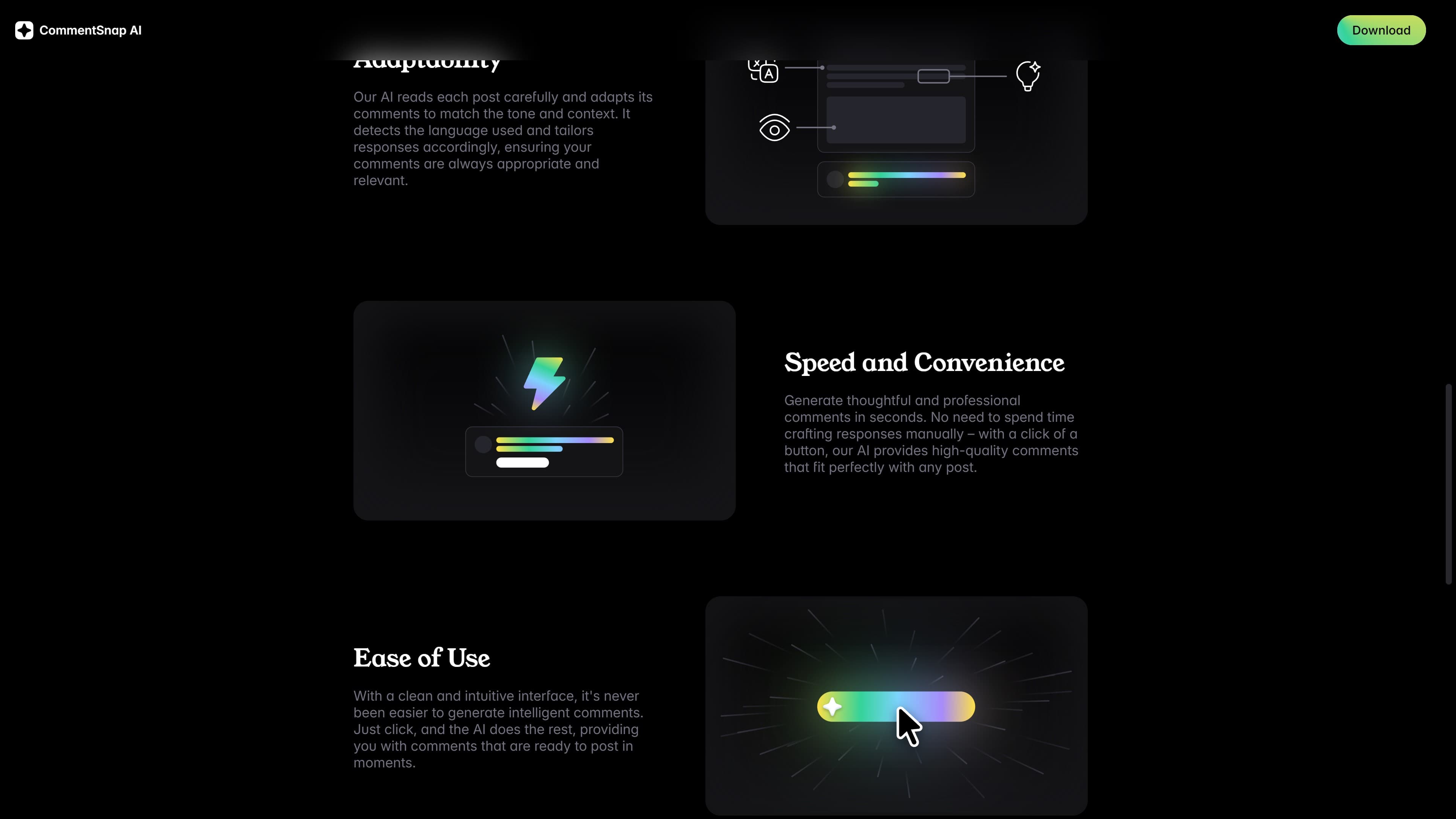 CommentSnap AI screenshot 2