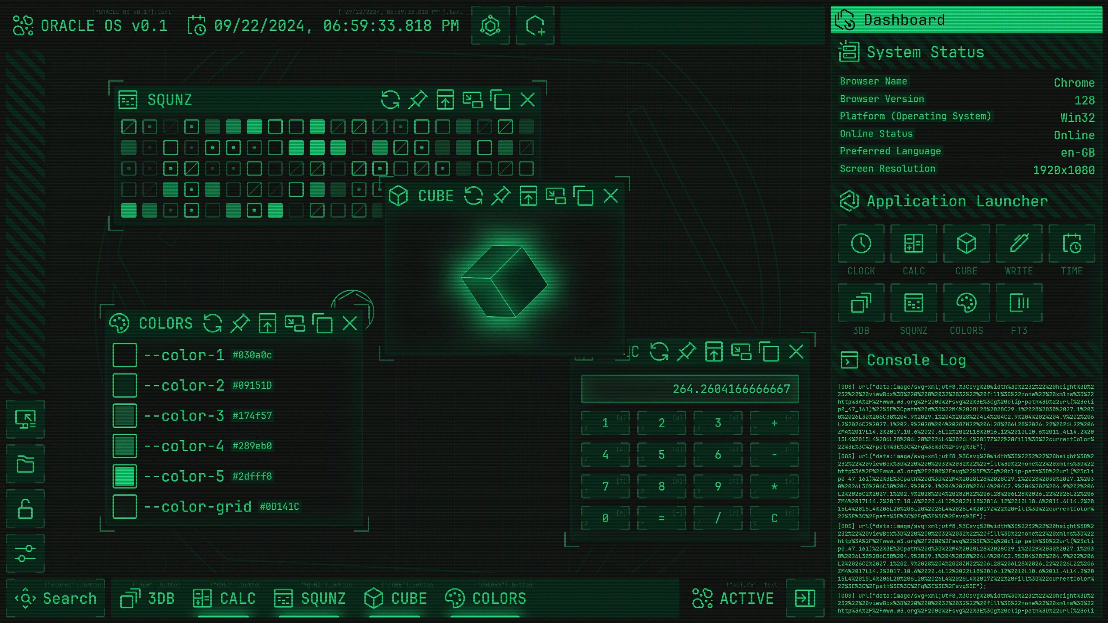 Oracle OS screenshot 2